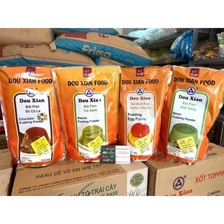 Bột bánh Flan Pudding Dou Xian ( Hàng Huy )gói 1Kg