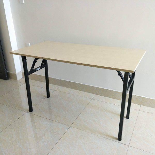 Bàn Gỗ Gấp Gọn Chân Sắt Sơn Tĩnh Điện Cực Đẹp