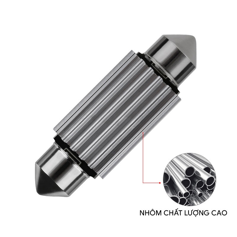 Bóng LED trần, đọc sách, cốp, chip 2835 festoon F2835-8 kích thước 31mm