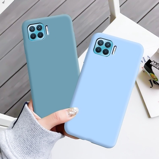 Ốp điện thoại silicone màu trơn thời trang cho OPPO A93 Reno 4F F17 Pro A73 A31 2020 A55 A93 5G