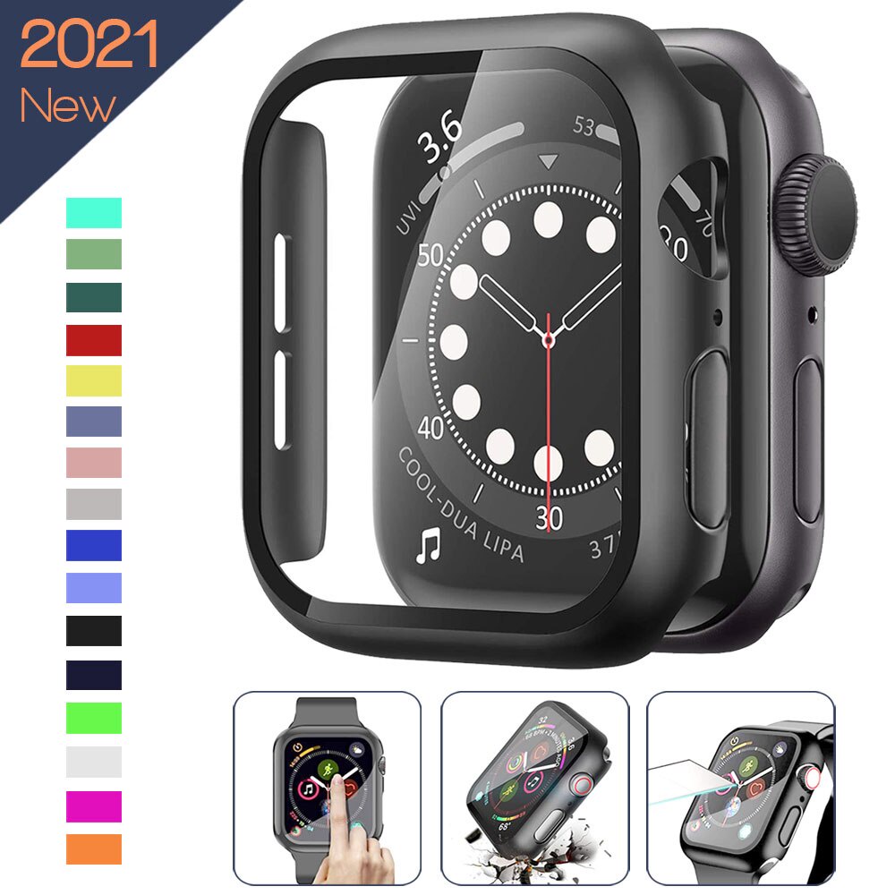 Ốp bảo vệ toàn diện 360 độ thích hợp cho đồng hồ thông minh apple watch 6 / se / 5 / 4 / 3 / 2 / 1 iwatch 4 / 5