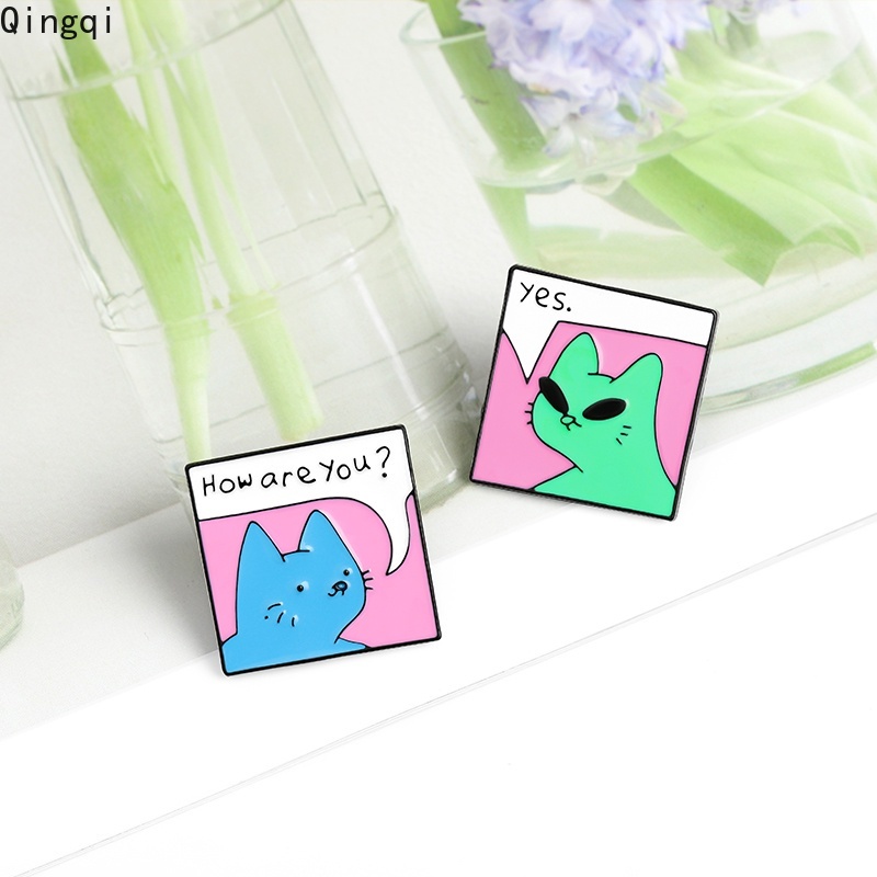 Ghim cài áo Miss Zoe hình chú mèo hoạt hình ngộ nghĩnh thời trang