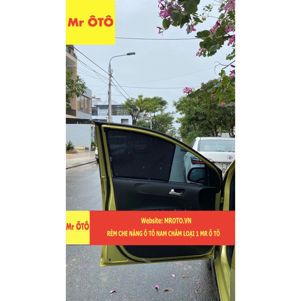 Rèm Che Nắng chống UV Xe Kia Morning 2021-2023 Hàng Loại 1 MR.ÔTÔ -Bảo Hành 2 Năm