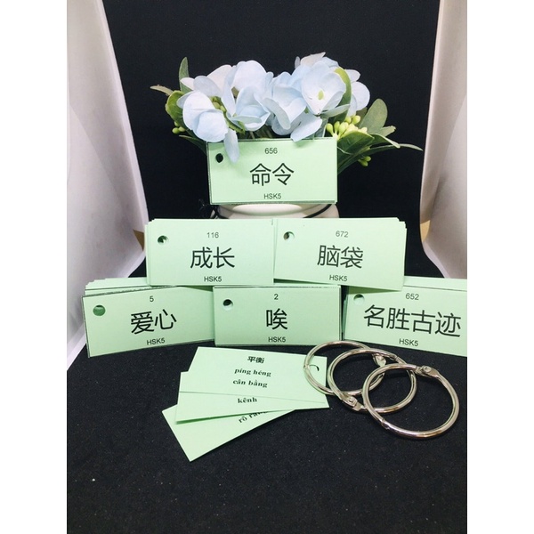 Flashcard Tiếng Trung HSK 5 1200 Thẻ Giá tốt