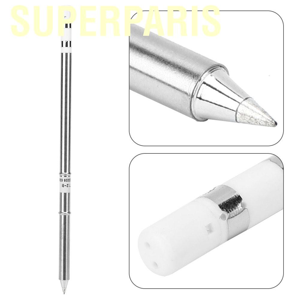 [READY STOCK] Đầu Mũi Hàn Điện Tử Chịu Nhiệt Cao Superpais T12 B