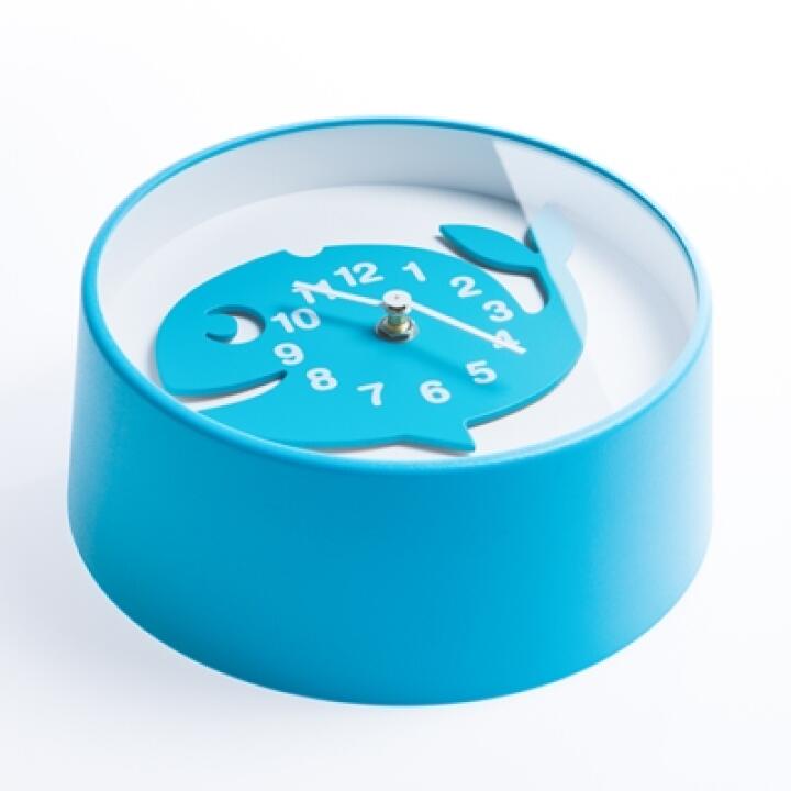 Đồng Hồ Treo Tường ARTBOX Hàn Quốc Họa Tiết Cá Voi Màu Xanh Dương
