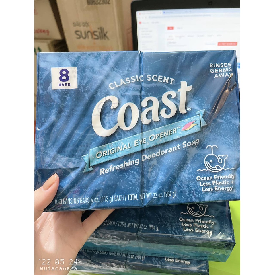 xà bông Coast Mỹ (set 8 cục)