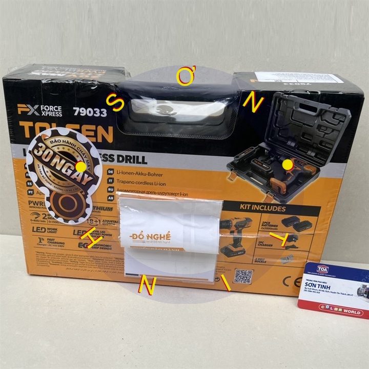 Máy khoan siết vít 20V (2pin) Tolsen 79033