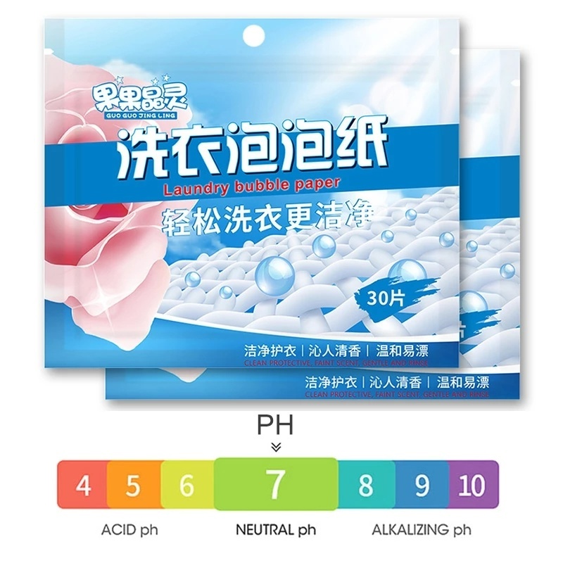 Set 30 Miếng Xà Phòng Giặt Quần Áo Tiện Lợi