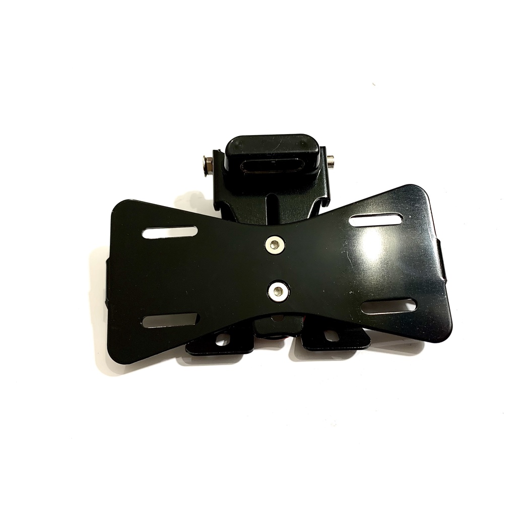 Pát gập biển số xe máy có đèn Shark Power gắn Exciter,Winner... N5