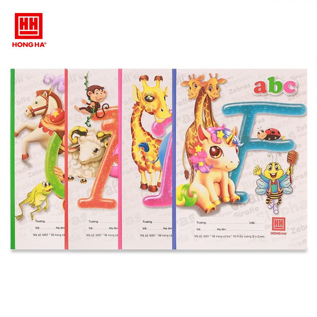 Vở 4 ô ly 96 trang Hồng Hà Class ABC 0401 (10 quyển)