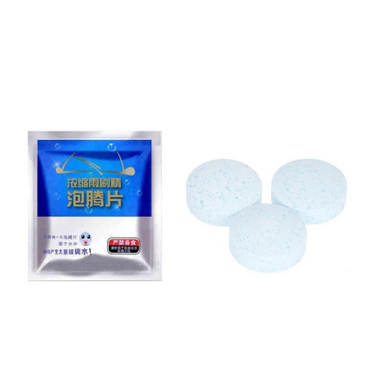 Viên Sủi Rửa Kính Túi Cho Ô tô Tiện Dụng (1 Viên = 4L Nước)