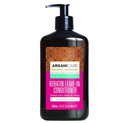 {Siêu rẻ} {Chính hãng} Kem xả khô tạo kiểu tóc ARGANICARE Keratin LEAVE-IN Conditioner 400ml