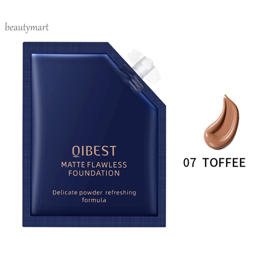 [Hàng mới về] Kem nền dạng lỏng QIBEST lâu trôi hỗ trợ dưỡng ẩm hiệu quả