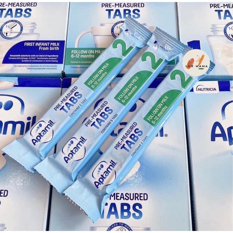 Hang air- Ship hoả tốc- Date 10,11- 2024 mẫu mới Sua Aptamil Anh thanh lẻ số 1 - 2 23g