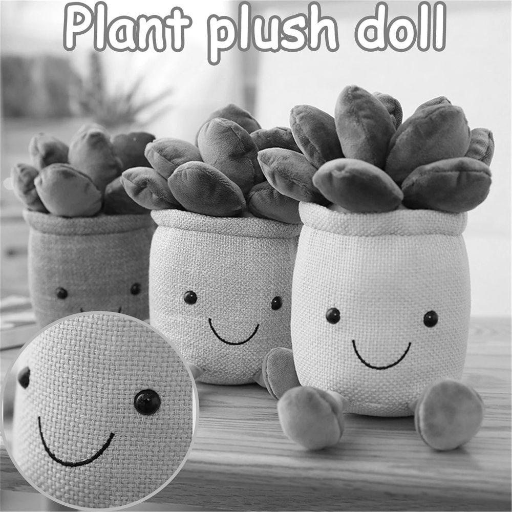 [COD] Gối Nhồi Bông Hình Cây Xương Rồng 25cm Dành Cho Bé Gái