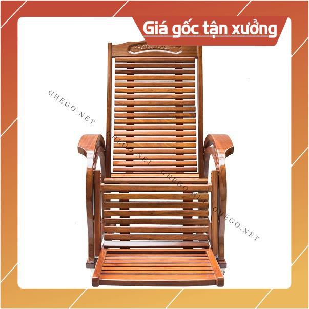 Ghế gỗ thư giãn,  ghế thư giãn gỗ lim nam phi sơn PU cao cấp