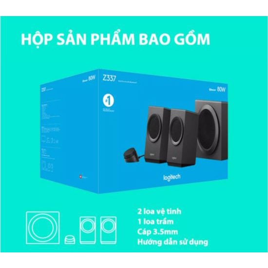 Loa vi tính cao cấp LOGITECH Z337  không dây, Bluetooth; LOGITECH Z213