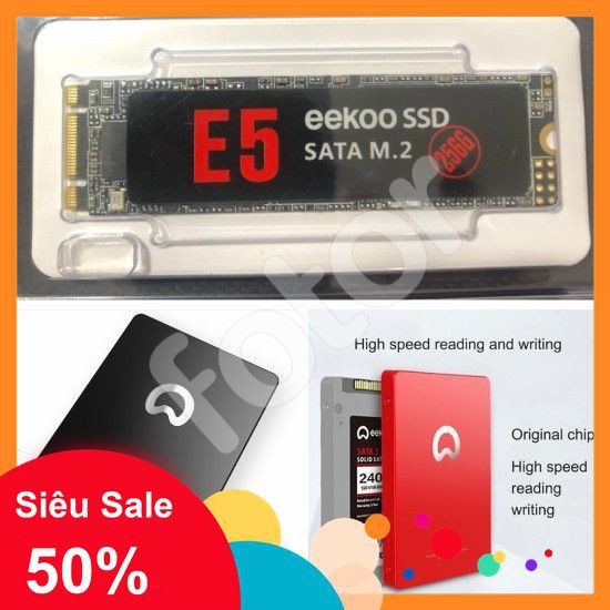 [5🌟][FREESHIP] Ổ CỨNG SSD EEKOO CHUẨN SATA, M2 (128GB - 256GB) CHÍNH HÃNG VINABOX [SALE]