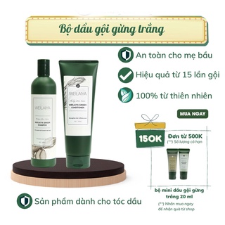 Cặp Dầu Gội Xả Gừng Weilaiya Ginger
