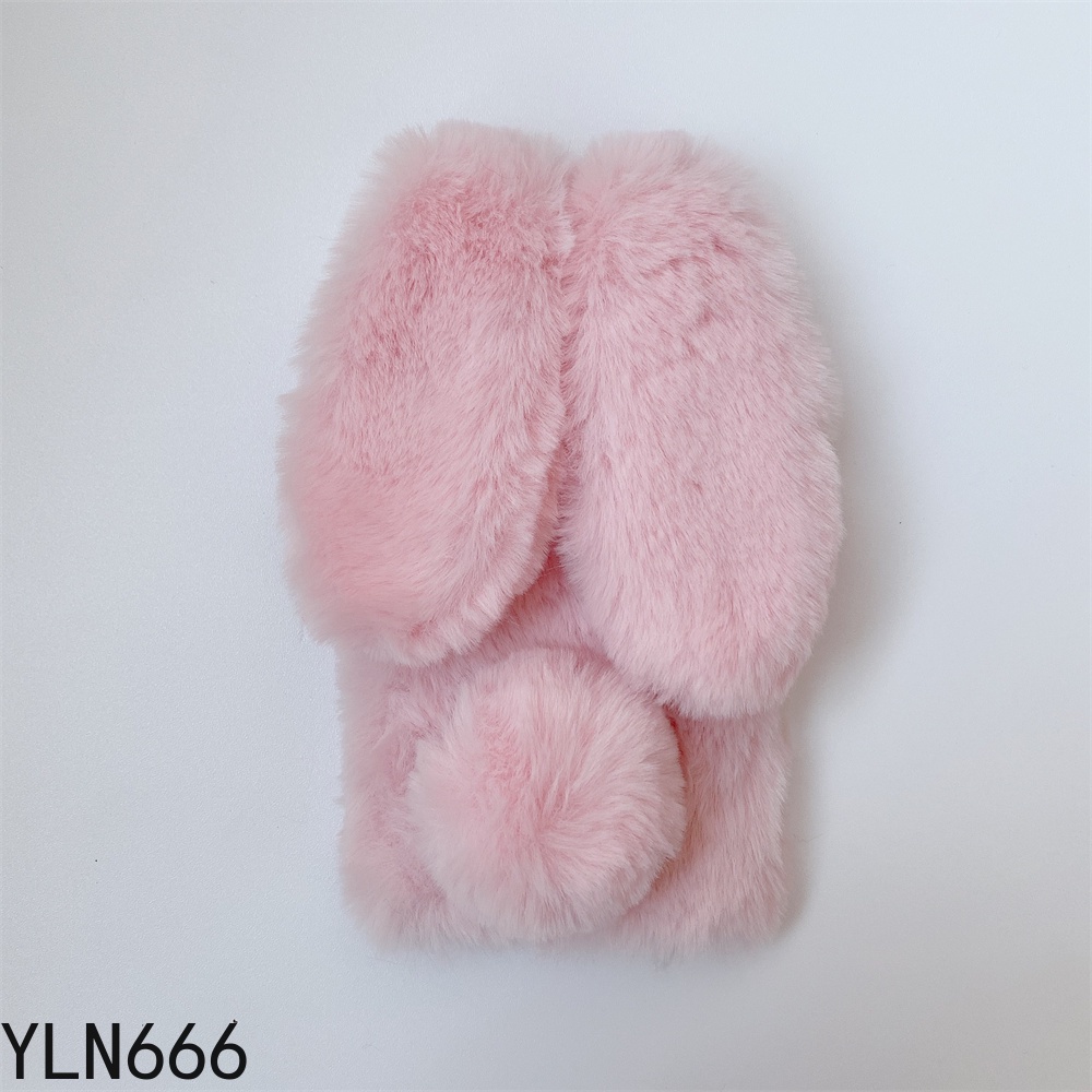 Ốp Điện Thoại Dẻo Bọc Thú Bông Thỏ Giữ Ấm Cho iPhone 14 PRO MAX 13 Pro Max  6 6s 7 8 Plus XS Max XR X 12 Pro Max 11 Pro Max