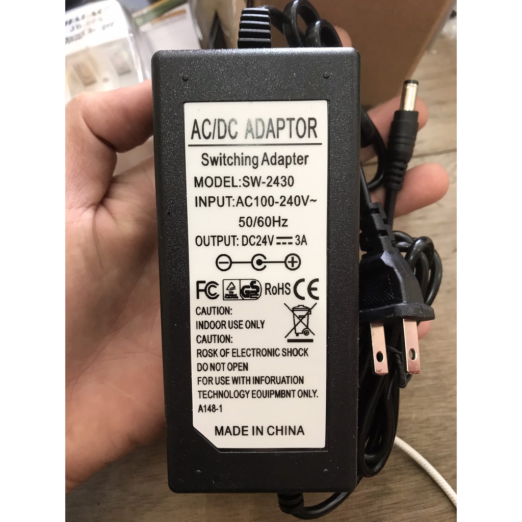 Nguồn 24v3a 24v 3a adapter 24v 3a nguồn máy ảnh 24v