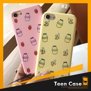 Ốp lưng Iphone 💝FREESHIP 50K💝 sữa chua Chuối & Dâu cho điện thoại iphone 6 6s 6P 6sP 7P 8P X XS