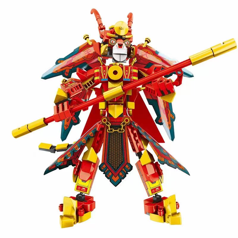 Mô hình xếp hình lắp ráp tây du ký Tôn Ngộ Không Wukong King tề thiên đại thánh chơi xếp hình lắp ghép