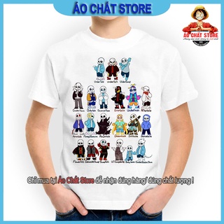 Áo thun SANS UNDERTALE ERROR INK chibi đầy đủ nhân vật S18 | Áo Chất Store