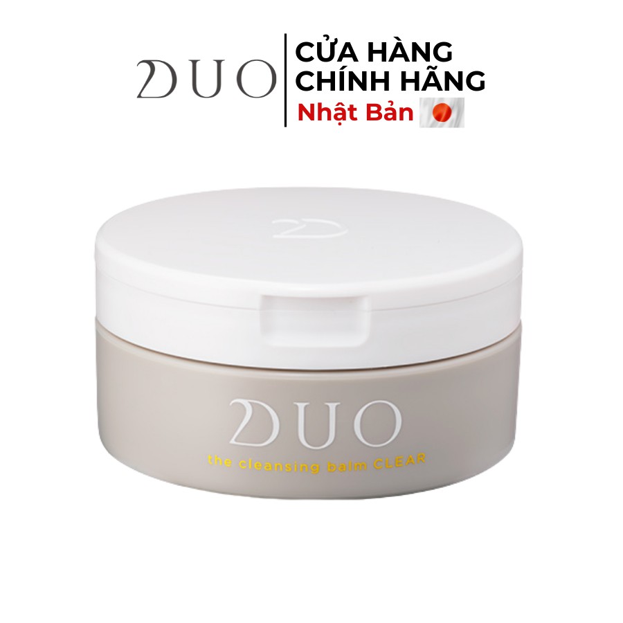 Sáp tẩy trang làm sạch và thu nhỏ lỗ chân lông Nhật Bản DUO The Cleansing Balm Clear 90g