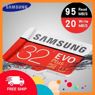 Thẻ Nhớ Samsung EVO Plus 32GB Tốc Độ Cao Up To 95mb/S (Đỏ) Thẻ + Hộp Nhựa
