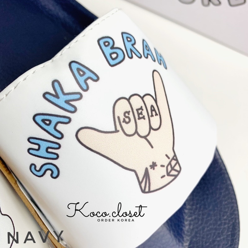 Dép Shoopen Campic Adventure Fire Màu Xanh Navy Chính Hãng