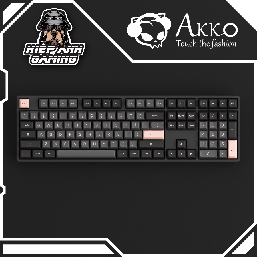 Bàn phím cơ AKKO 5108S Black Pink | Hàng chính hãng bảo hành 12 thangs