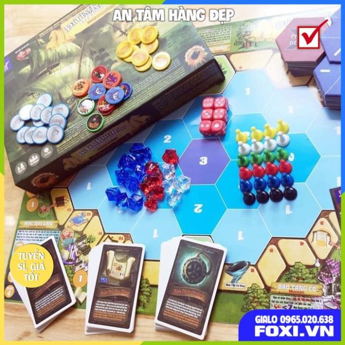 Board game-Escape From Zombie-đi tìm kho báu Foxi-trò chơi hay-gây cấn-hồi hộp và siêu trí tuệ