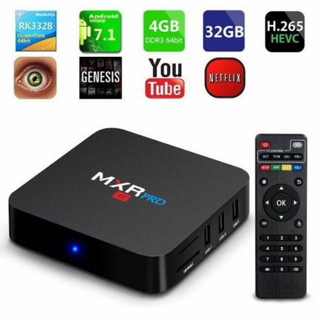 Android box MXR pro ram 4G rom 32G