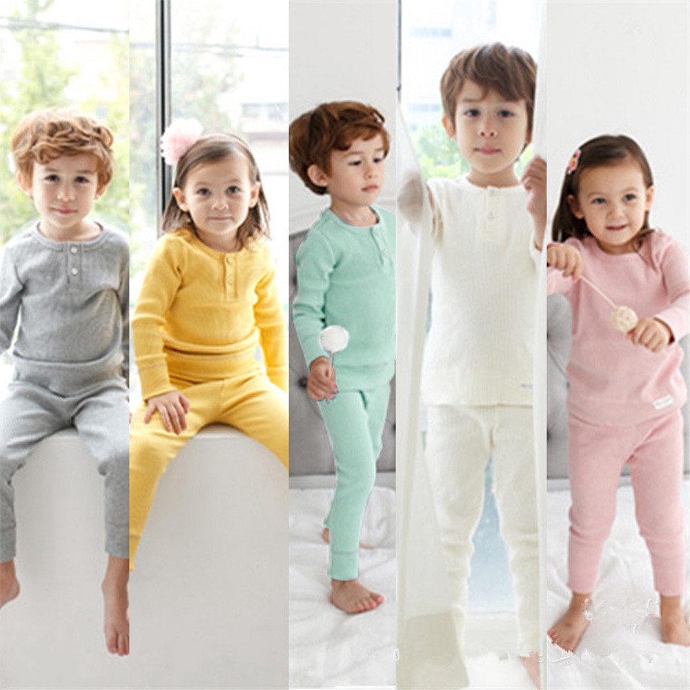 Bộ Đồ Ngủ Pijama Dài Tay Màu Hồng Cho Bé