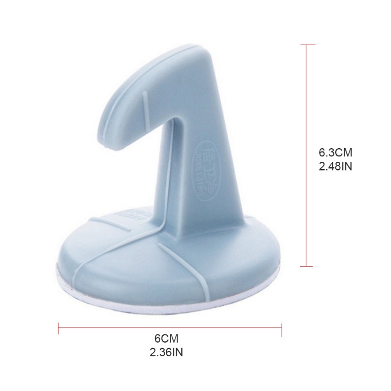 FENDER Miếng Chặn Cửa Bằng Silicone Tự Dính Chống Va Đập Kèm Móc Tiện Dụng