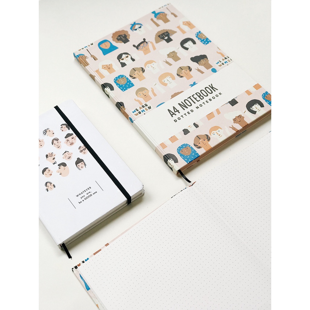 Sổ tay A4 - Dotted Notebook - Skin - ruột dot