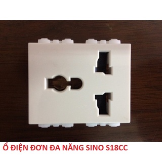 Ổ cắm điện đa năng chính hãng Sino DÒNG S18CC 46x72mm