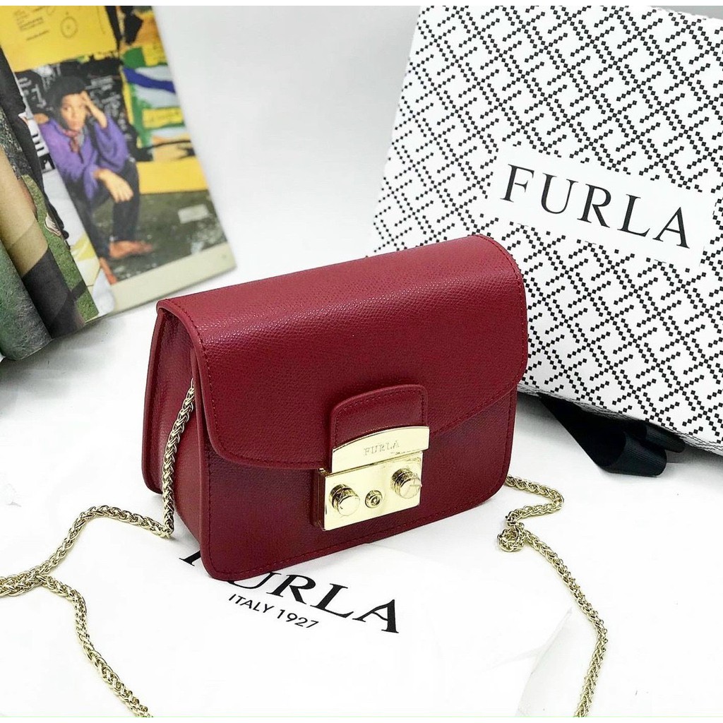 Túi Đeo Chéo Nữ Furla Mini Metropolis size 17