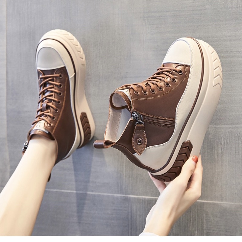 Giày thể thao độn đế 7cm⚡️Andu Store⚡️ Giày tăng chiều cao nữ