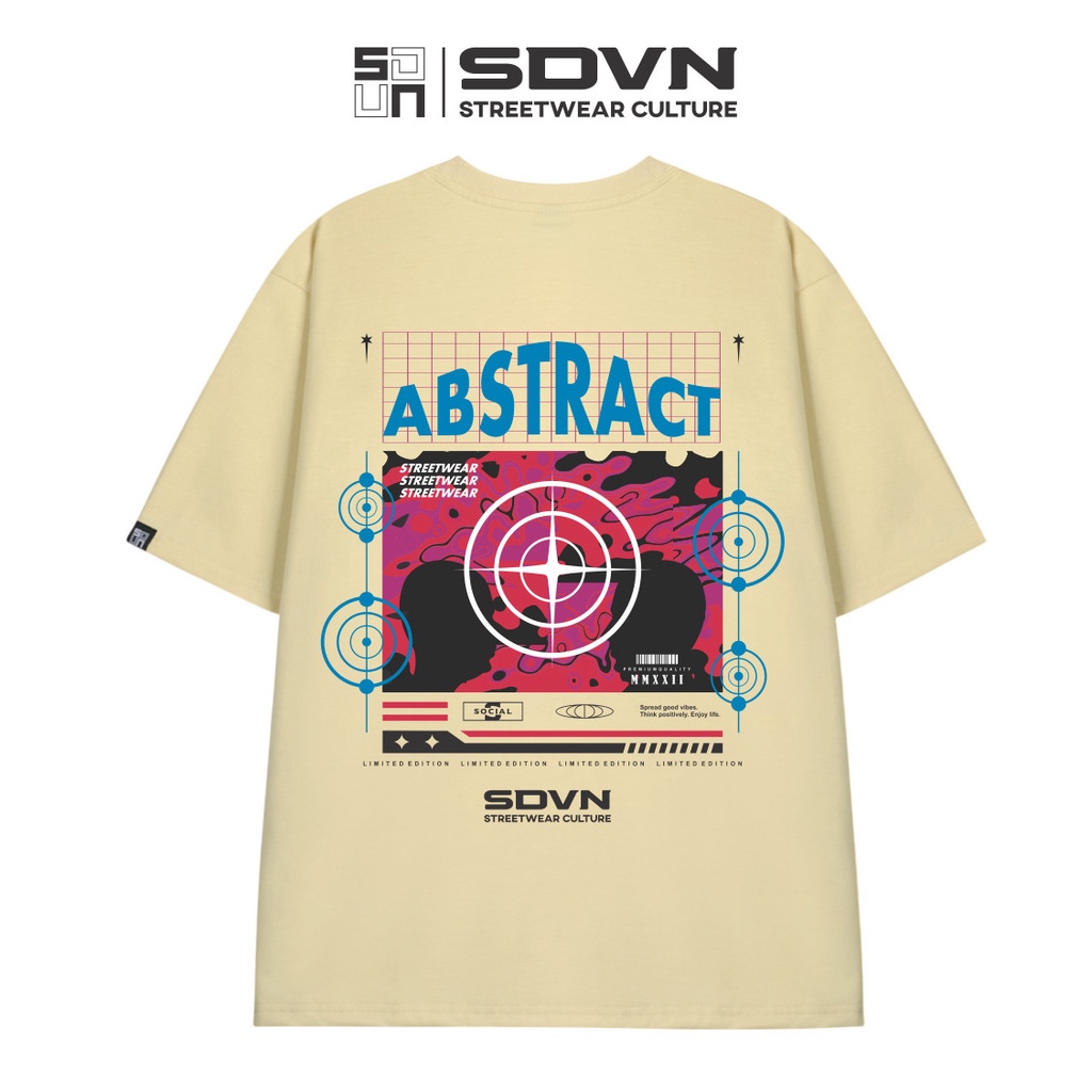 Áo Thun Unisex Nam Nữ Form rộng Local Brand SDVN ABTRACT