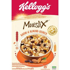 Ngũ cốc hiệu Kellogg's Muesli raisin almond crunch 375g