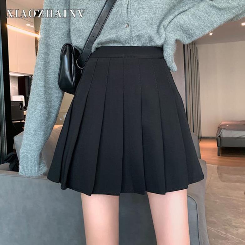 Yena Chân váy lưng cao dáng chữ A thiết kế xếp ly xinh xắn cho nữ | BigBuy360 - bigbuy360.vn