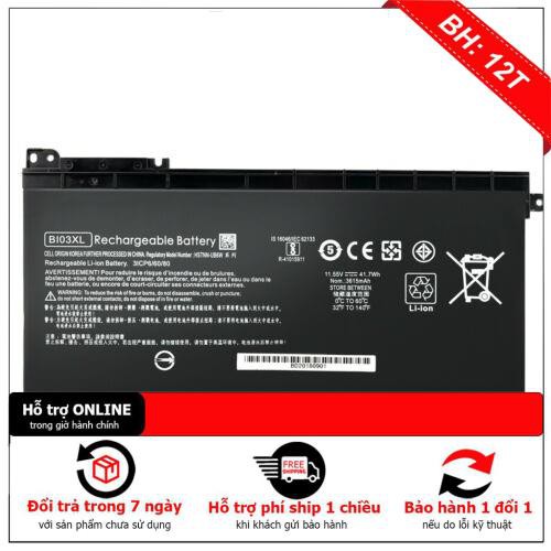 ⚡ Pin battery  HP Stream 14-ax000 ON03XL 0N03XL BI03XL B103XL HSTNN-UB6W HSTNN-LB7P 915486-855 915230-541 TPN-W118