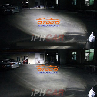 Đèn Bi Cầu Mini Led Siêu Sáng IPHCAR Chân H4