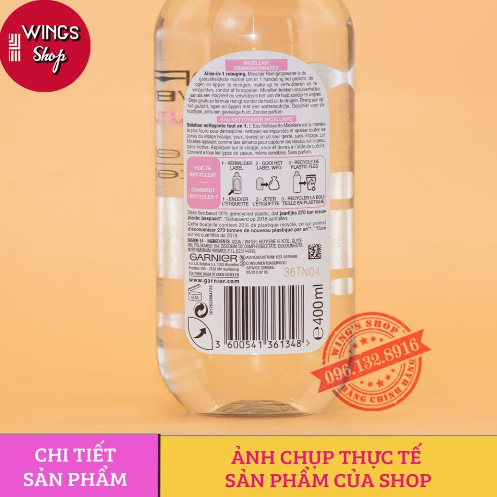 Nước Tẩy Trang Garnier Đủ Màu 400ml | BigBuy360 - bigbuy360.vn