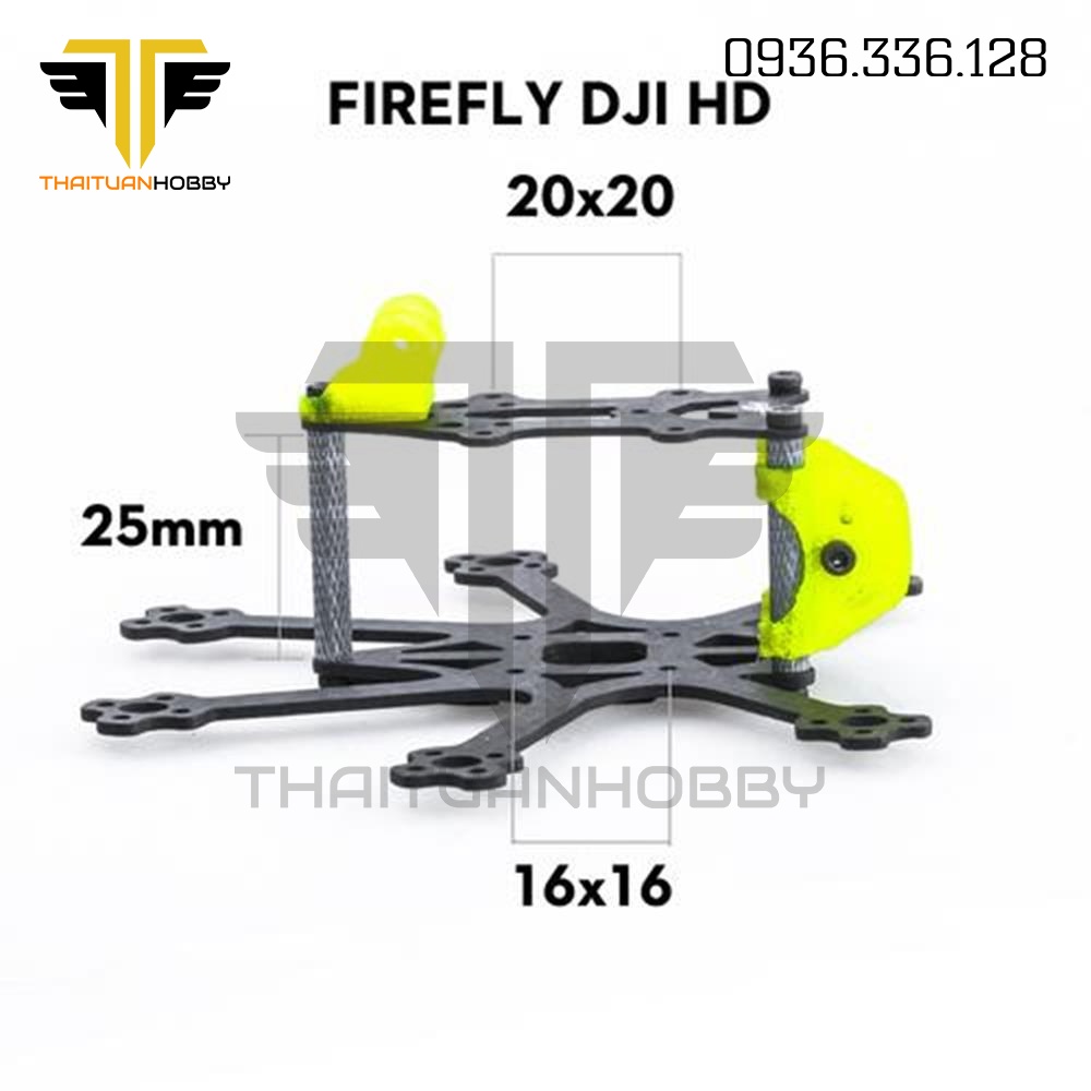 Khung Máy Bay Flywoo Firefly Hex nano