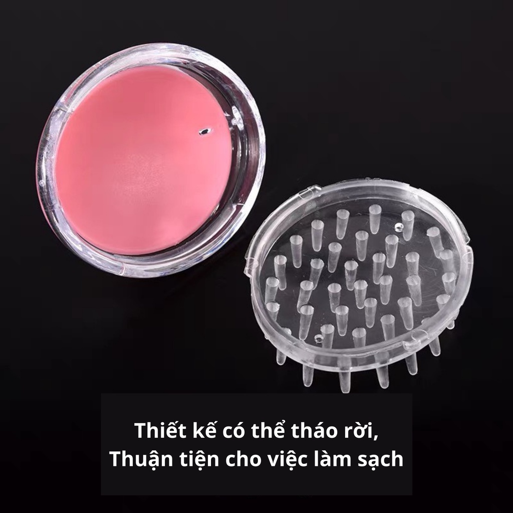Bàn Chải Gội Đầu Mát Xa Bằng Silicone Tiện Dụng