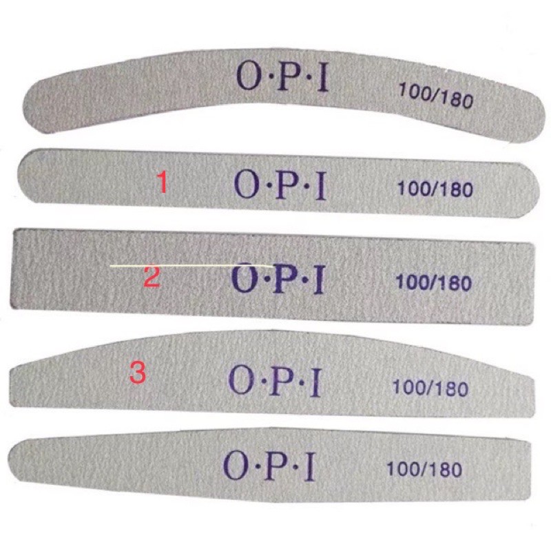 Dũa Mỏng Opi - Dũa Móng Thật- Set 2 Cây